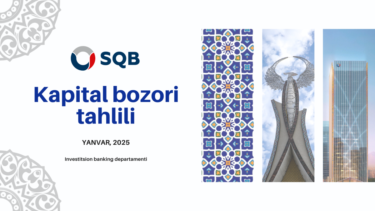 O'zsanoatqurilishbank tomonidan kapital bozori bo'yicha navbatdagi tahlil taqdim etildi