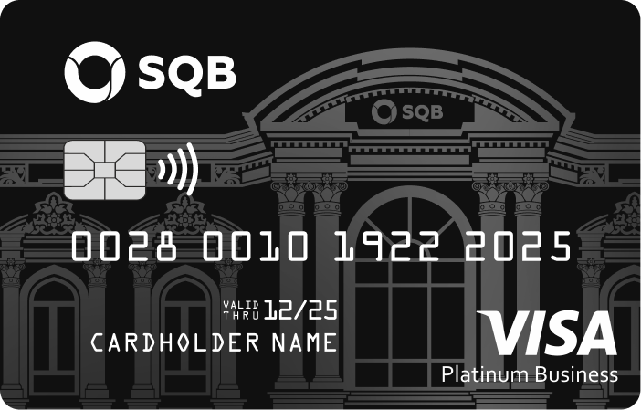 Visa Platinum Business bank kartasi