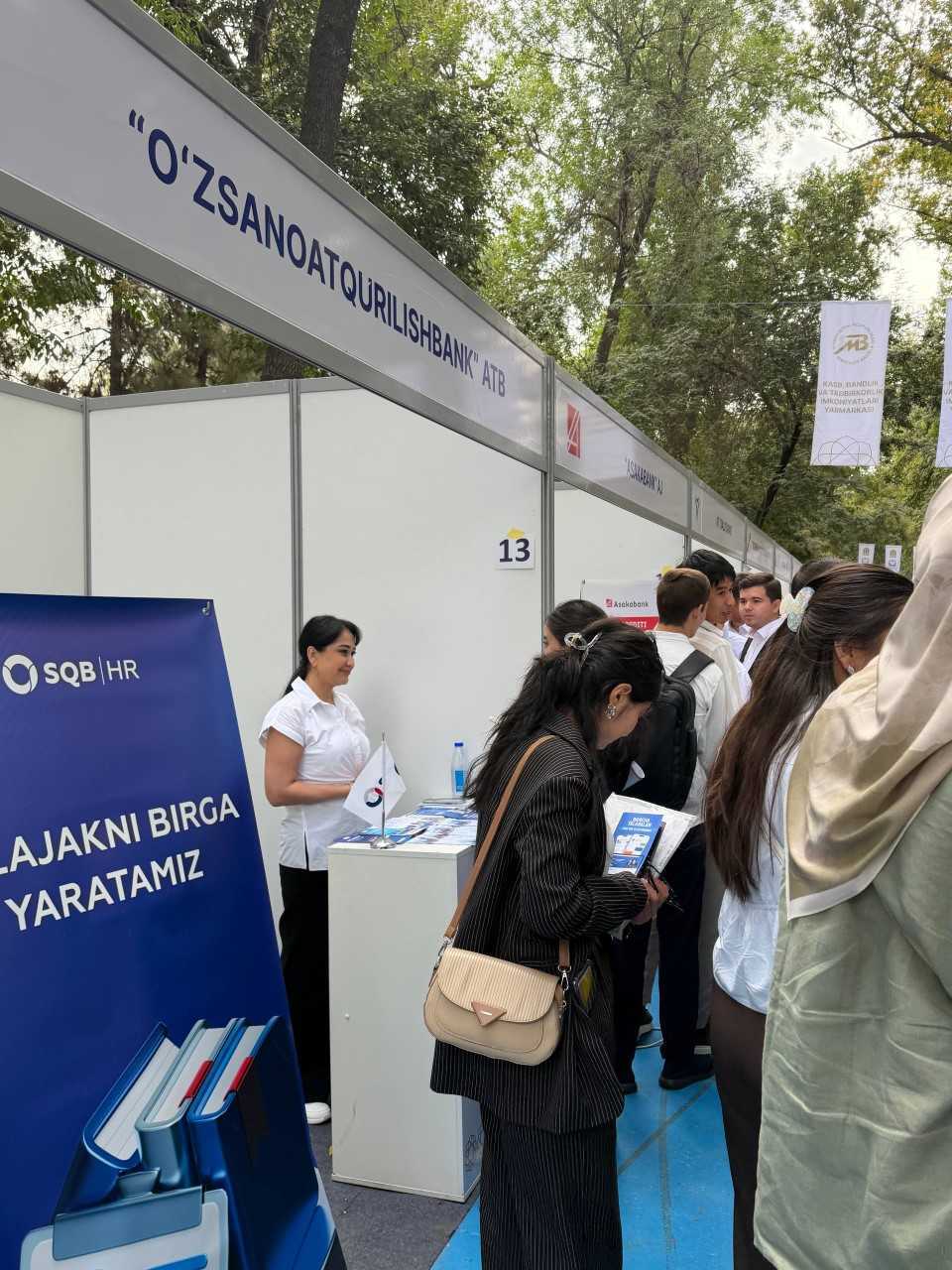 SQB “Kelajak tadbirkori – 2026” kasb ko‘rgazmasida ishtirok etdi